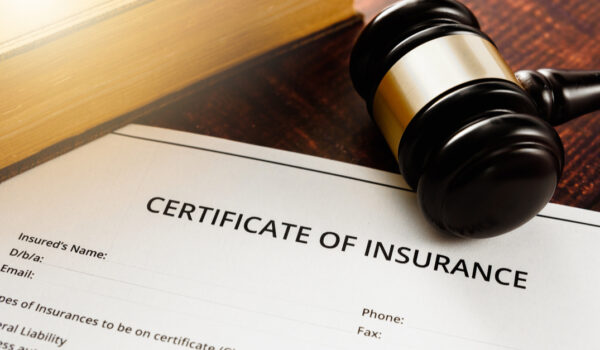 Certificate of Insurance